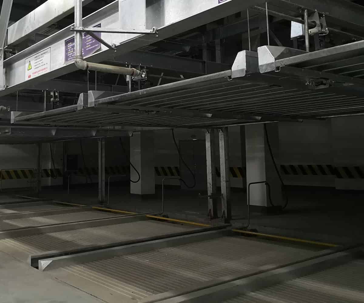 兩層升降橫移式機械立體停車設備